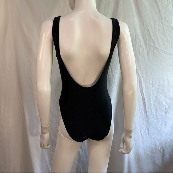 Zaful High Cut Backless Black Swimsuit - Picture 7 of 7